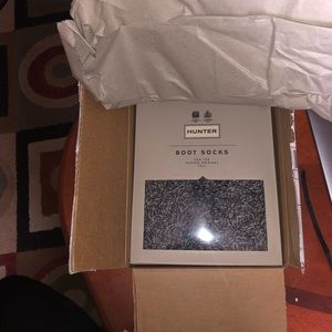 Hunter Boots Socks- Black/Grey